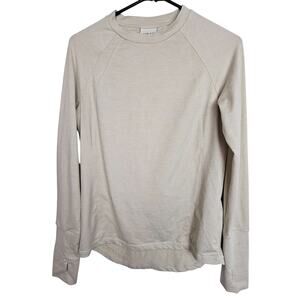 Varley Athletic Top Womens S Nude Beige Long Sleeve T Shirt Women Outdoor